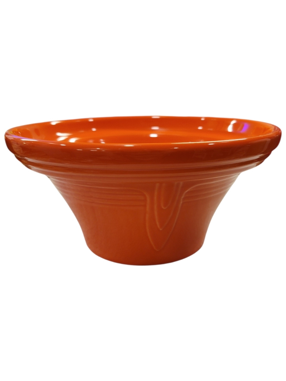 Fiesta Hostess Bowl Poppy Red 40oz Retired Serving Bowl Fiestaware USA